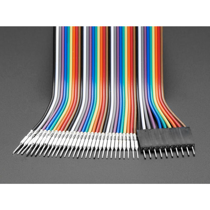 Premium Male/Male Raw Jumper Wires - 40 x 6 (150mm)