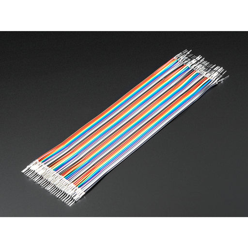 Premium Male/Male Raw Jumper Wires - 40 x 6 (150mm)