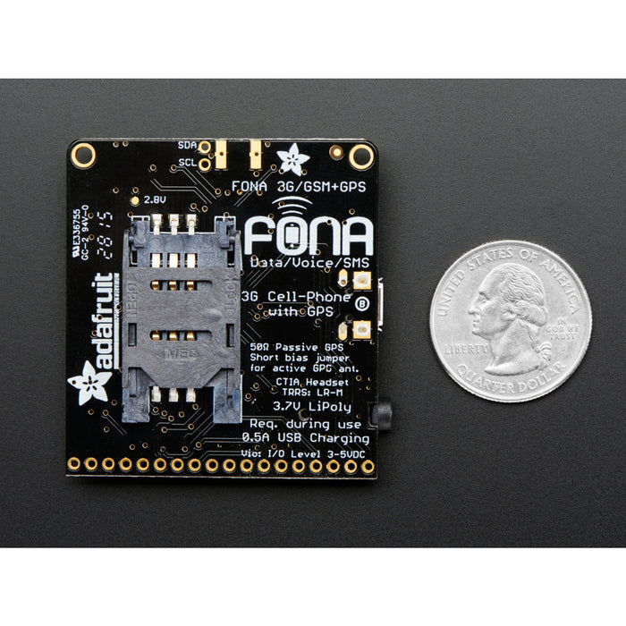 Adafruit FONA 3G Cellular Breakout - American version [FREE Ting Sim Card w/ Purchase!]