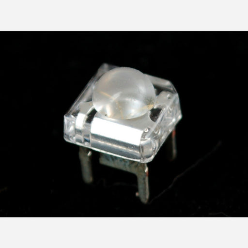 Clear 'Piranha' Super-flux RGB (tri-color) LED [Common Anode]