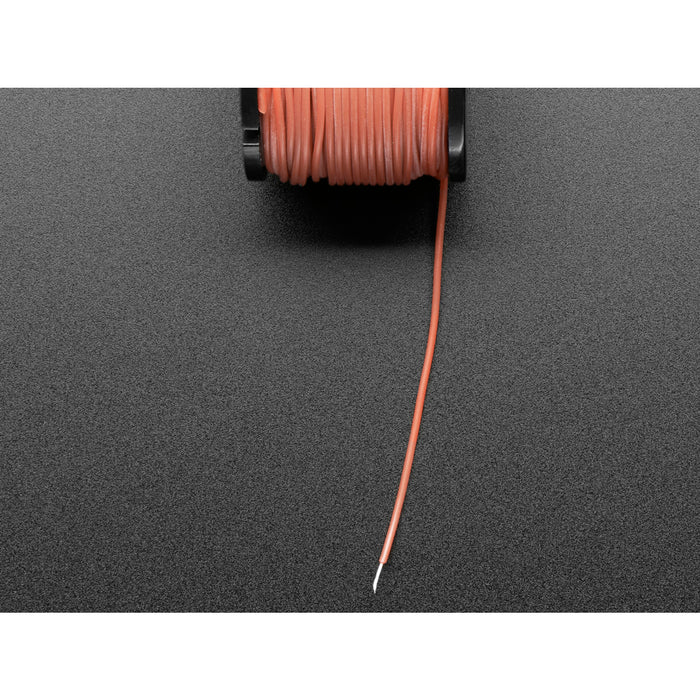 Silicone Cover Stranded-Core Wire - 50ft 30AWG Red