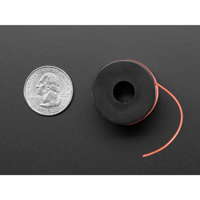 Silicone Cover Stranded-Core Wire - 50ft 30AWG Red