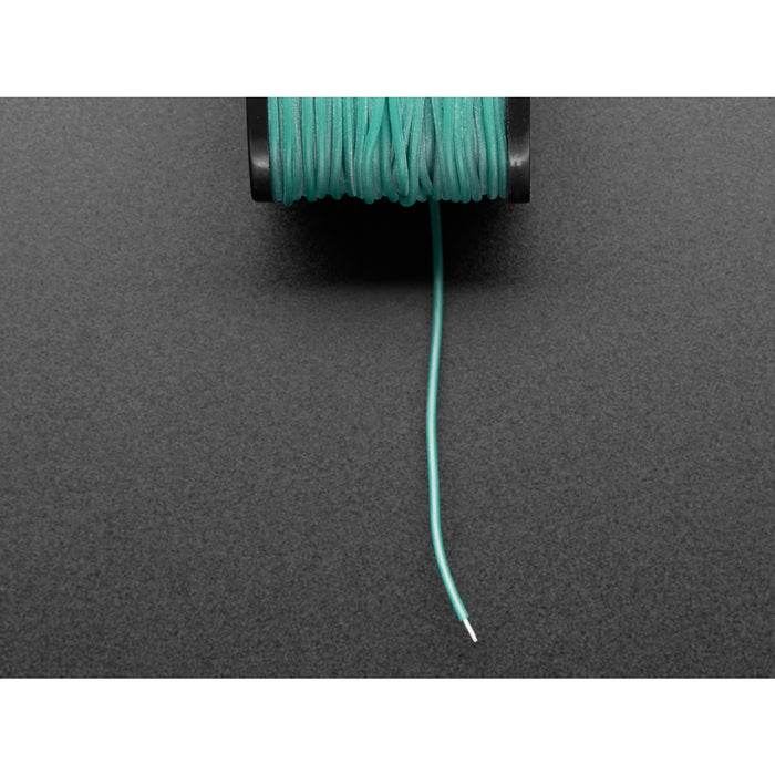 Silicone Cover Stranded-Core Wire - 50ft 30AWG Green