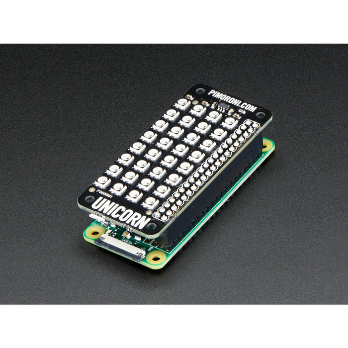 Pimoroni Unicorn pHAT - 4x8 RGB LED Shield for Raspberry Pi