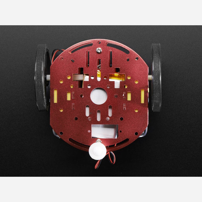 Mini Round Robot Chassis Kit - 2WD with DC Motors