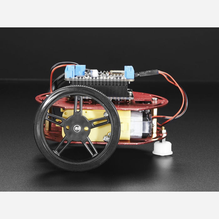 Mini Round Robot Chassis Kit - 2WD with DC Motors