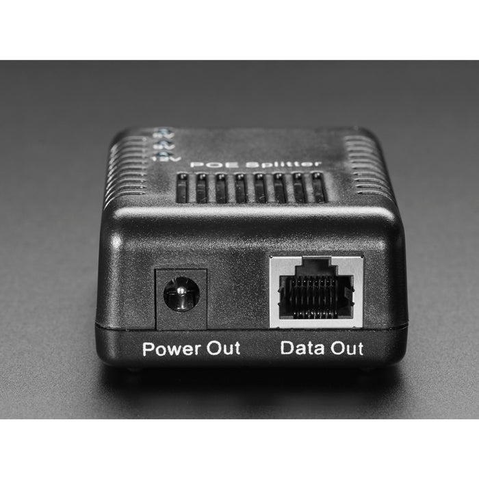 802.3af PoE Output Data & Power Splitter - 5/9/12V