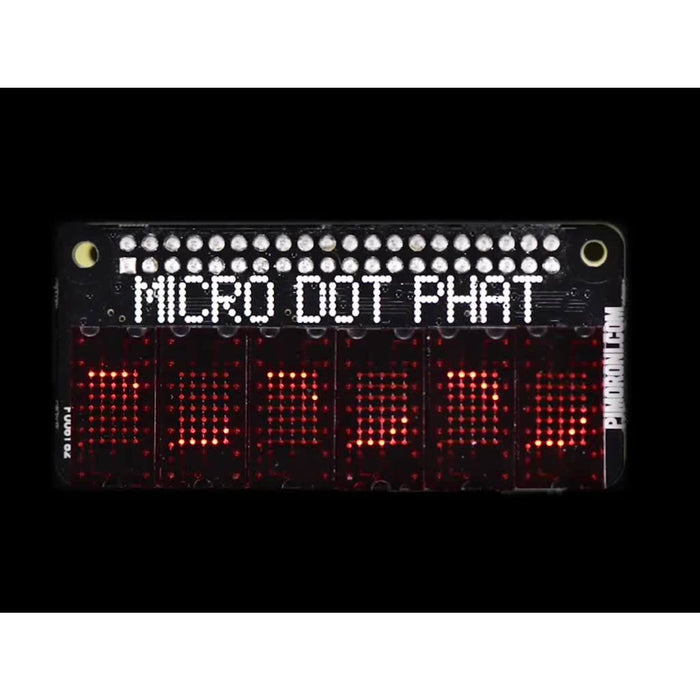 Pimoroni Micro Dot pHAT with Included LED Modules - Red