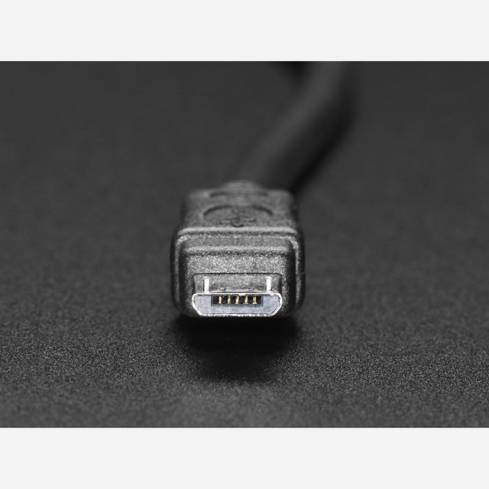 Panel Mount Extension USB Cable - Micro B Male to Micro B Female