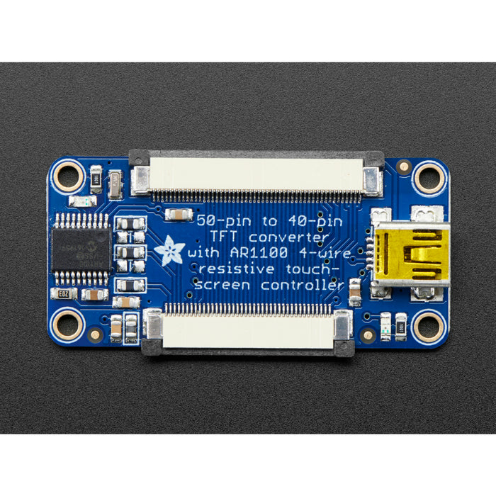 Adafruit TFT 50pin to 40pin + AR1100 Touchscreen Adapter