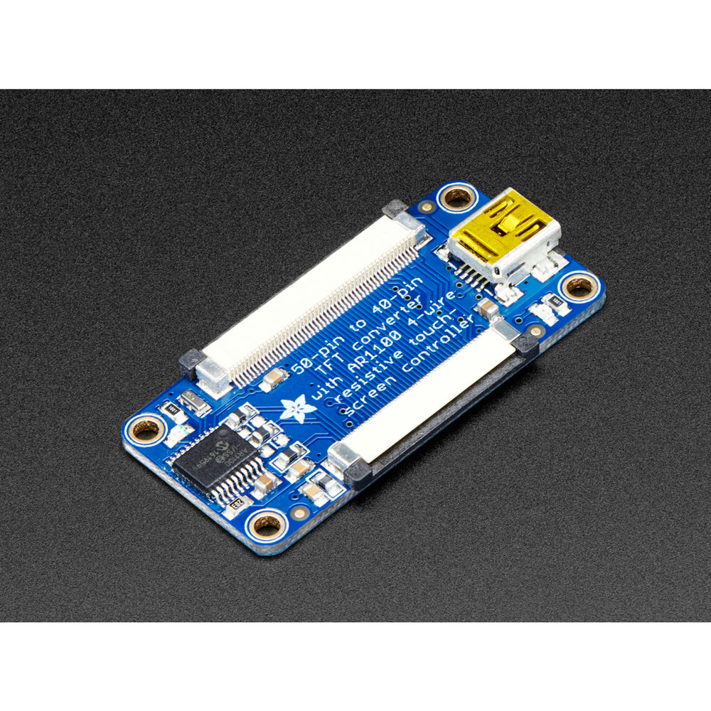 Adafruit TFT 50pin to 40pin + AR1100 Touchscreen Adapter