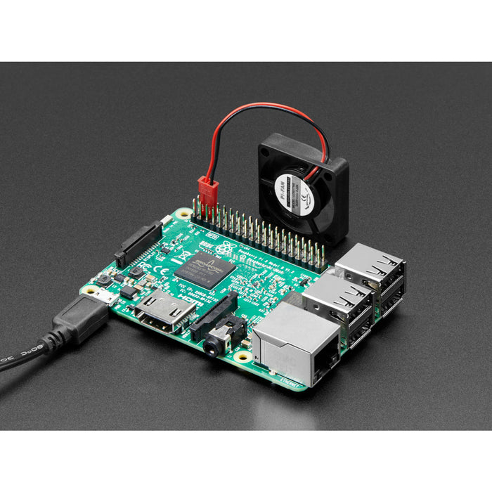 Miniature 5V Cooling Fan for Raspberry Pi (and Other Computers)