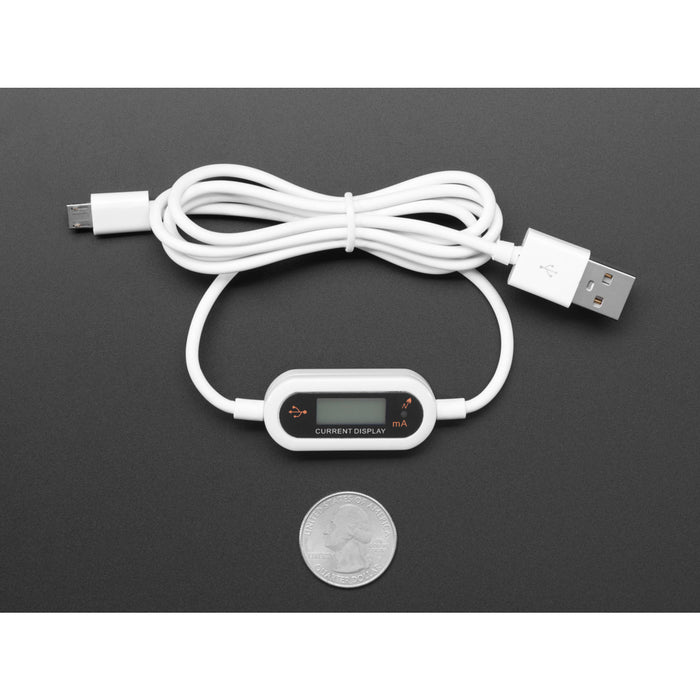 Micro B USB Cable with LCD Voltage / Current Display