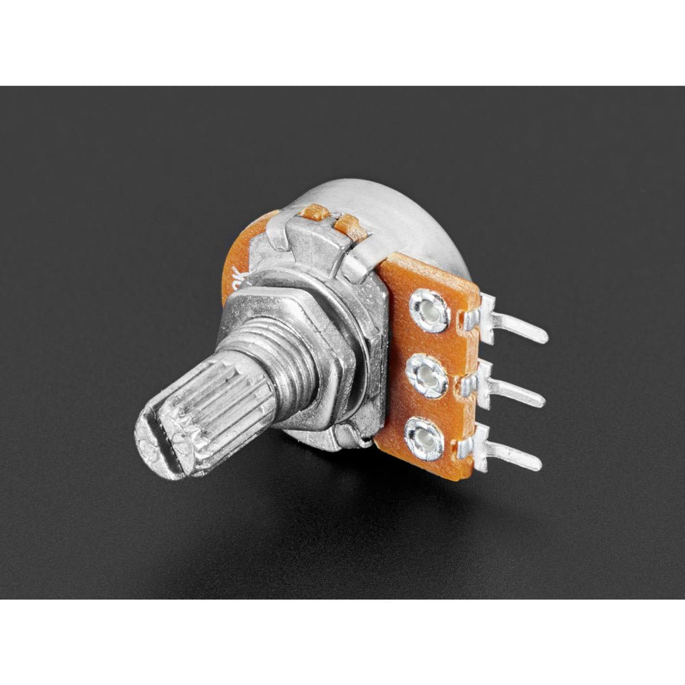 Panel Mount 10K Log Potentiometer (Breadboard Friendly) [10K Log]