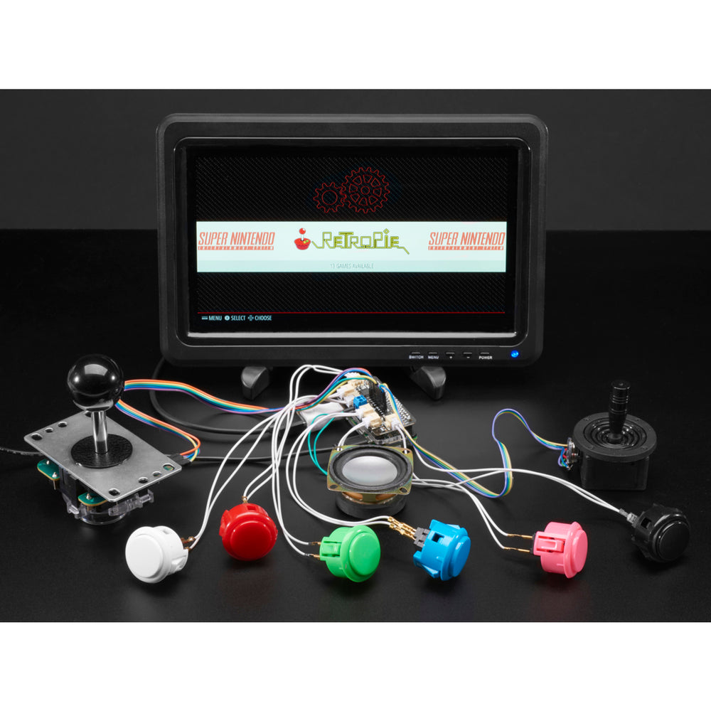 Adafruit Arcade Bonnet for Raspberry Pi with JST Connectors [Mini Kit]