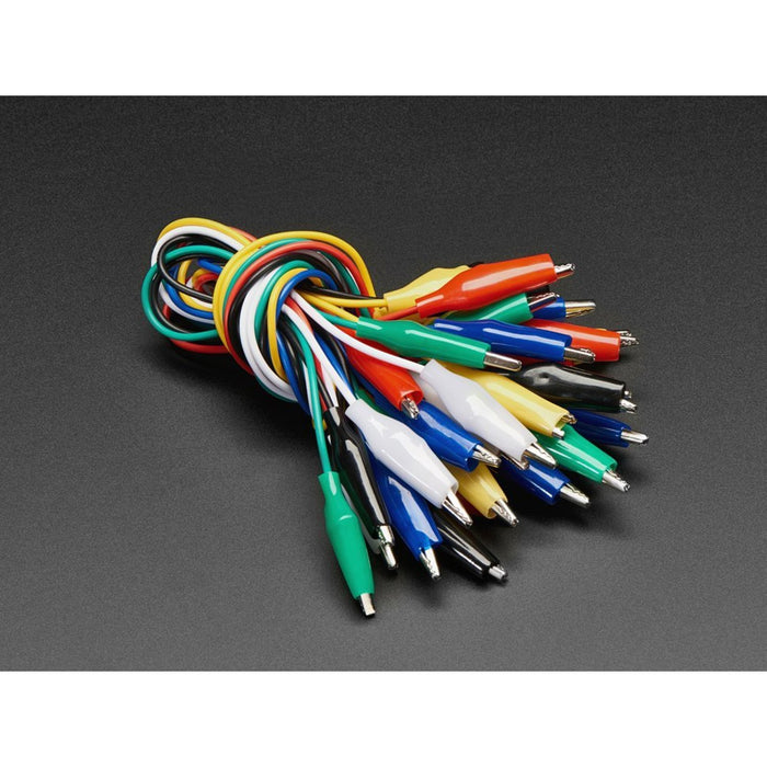 Small Alligator Clip Test Lead (Set of 18)