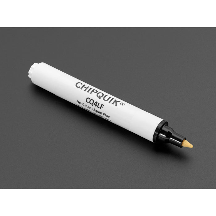 Chip Quik No-Clean Liquid Flux Pen – 10ml Pen w/ Tip [CQ4LF]