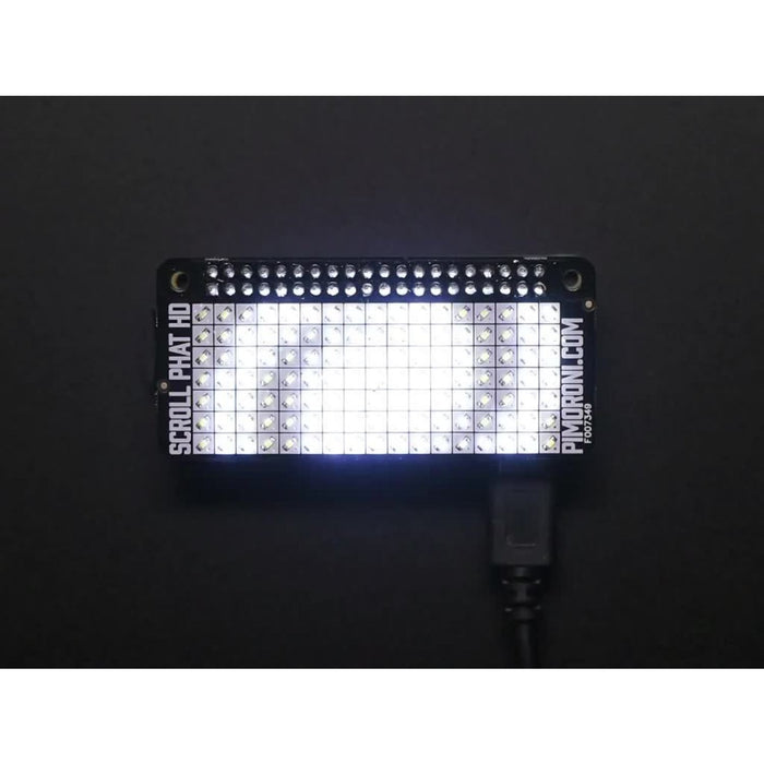 Pimoroni Scroll pHAT HD – LED Matrix for Raspberry Pi Zero