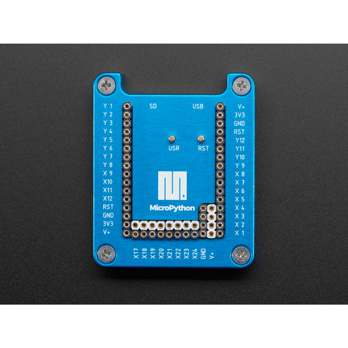 MicroPython pyboard Anodized Housing with Open Lid