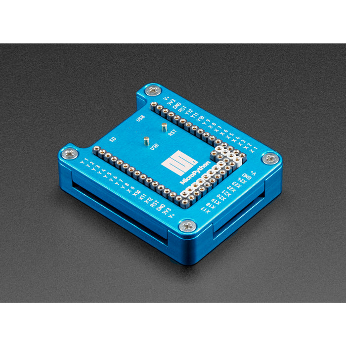 MicroPython pyboard Anodized Housing with Open Lid