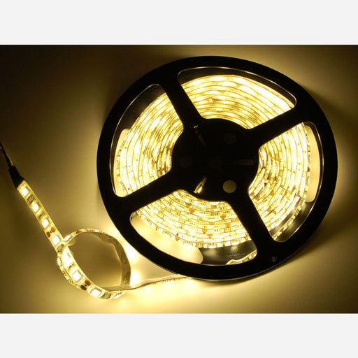 Warm white LED weatherproof flexi-strip 60 LED