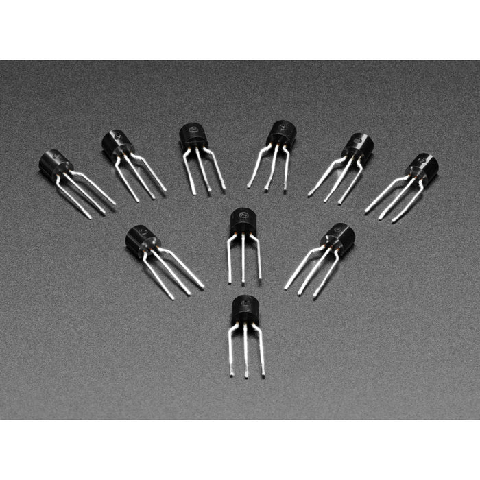 Bipolar Transistor Kit - 5 x PN2222 NPN and 5 x PN2907 PNP