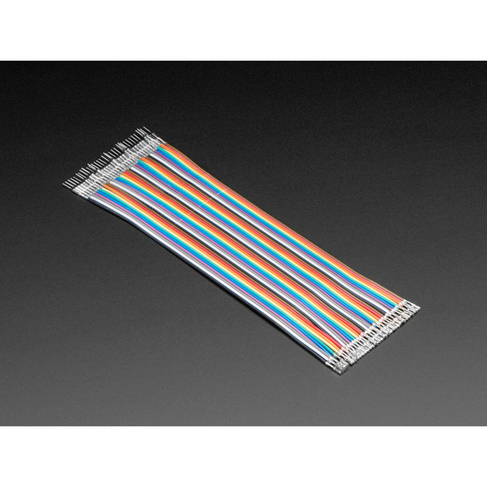 Premium Male/Female Raw Jumper Wires - 40 x 6"