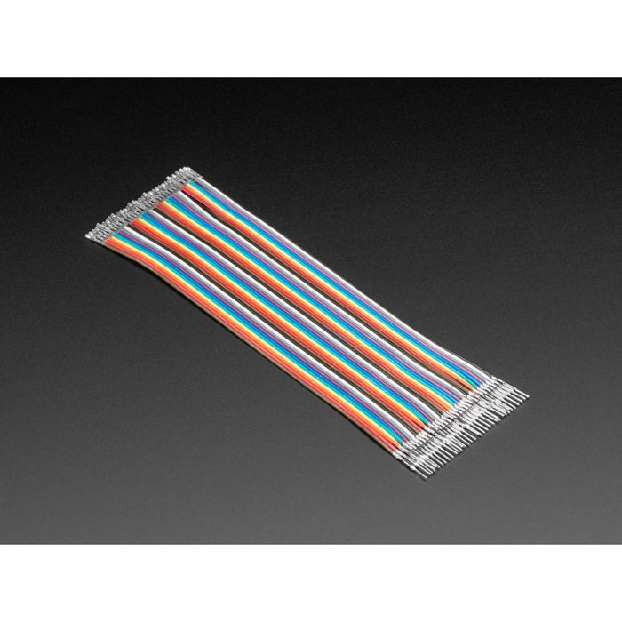 Premium Male/Female Raw Jumper Wires - 40 x 6"