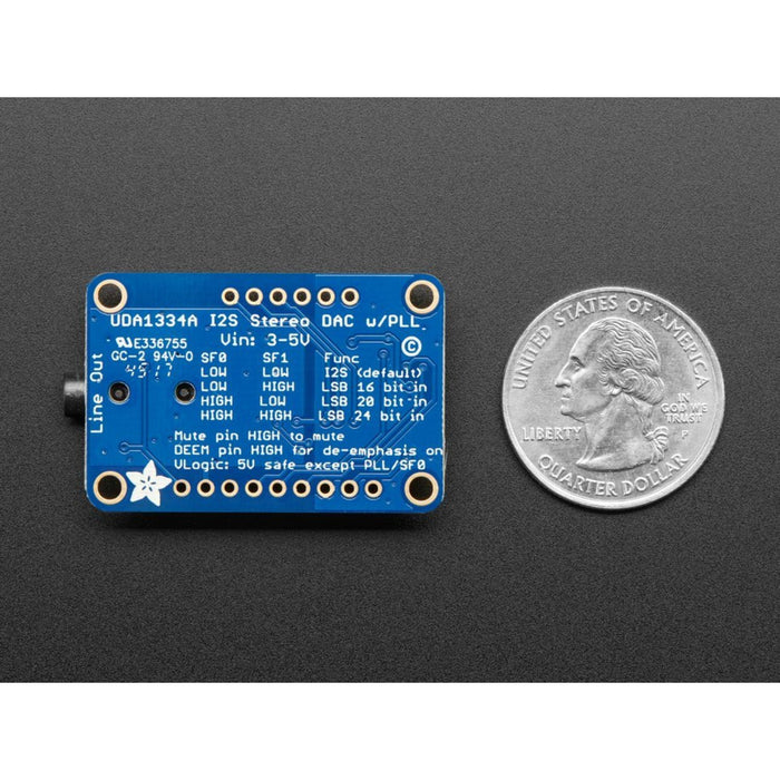 Adafruit I2S Stereo Decoder - UDA1334A Breakout