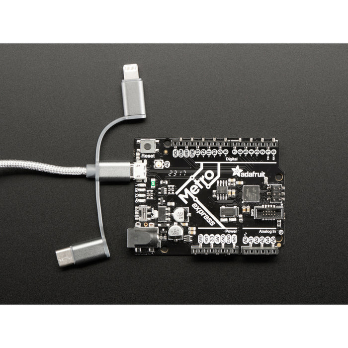 USB 3-in-1 Sync and Charge Cable - Micro B / Type-C / Lightning