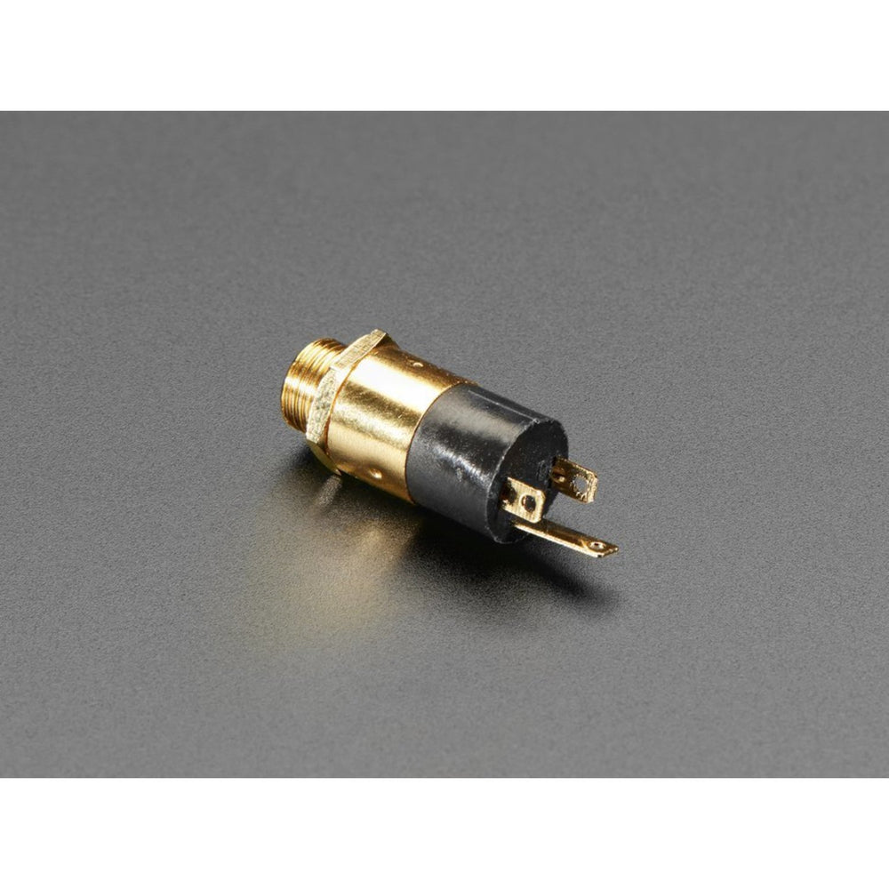 Panel Mount 1/8" (3.5mm) TRS Jack Connector