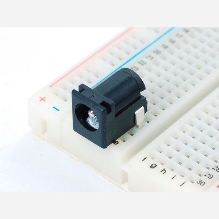 Breadboard-friendly 2.1mm DC barrel jack