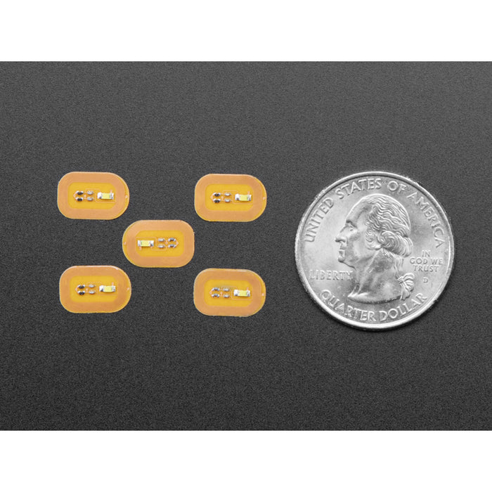 RFID/NFC Nail Stickers - 5 Pack with White LEDs