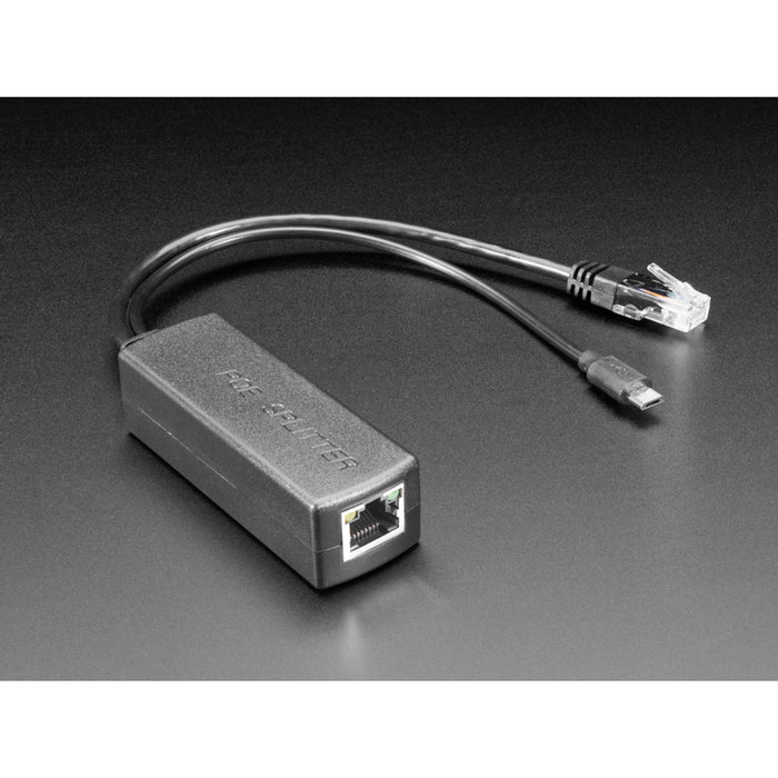 PoE Splitter with MicroUSB Plug - Isolated 12W - 5V 2.4 Amp