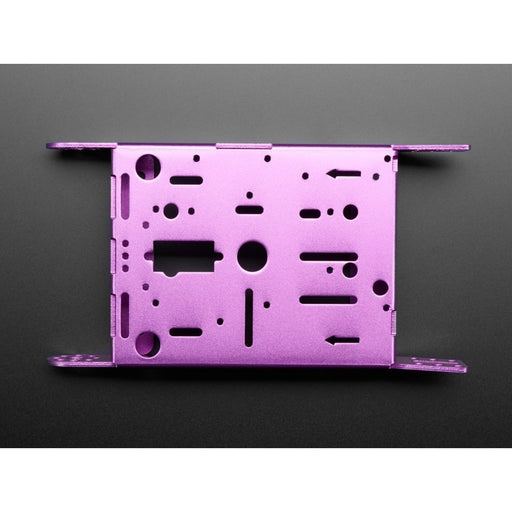 Purple Aluminum Chassis for TT Motors - 2WD