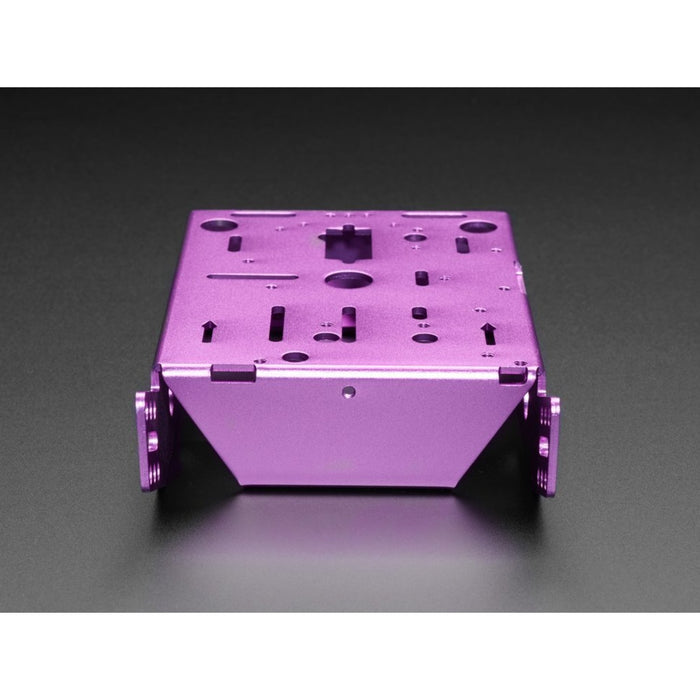 Purple Aluminum Chassis for TT Motors - 2WD