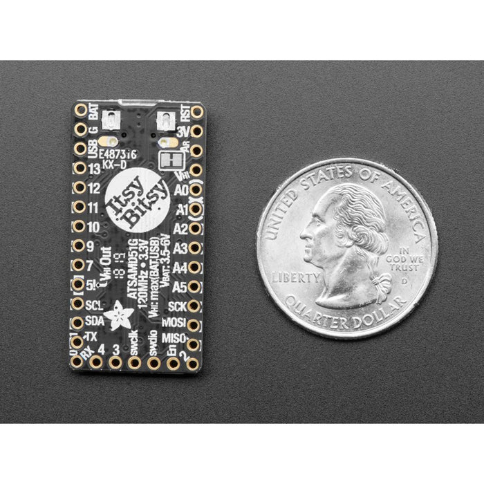 Adafruit ItsyBitsy M4 Express featuring ATSAMD51