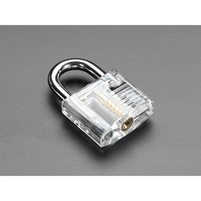 Large Clear Practice Padlock