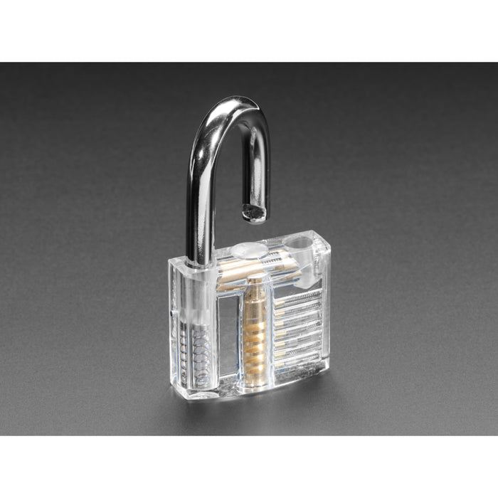 Large Clear Practice Padlock