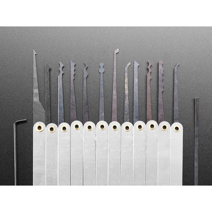 Fancy Lock-sport Pick Set - 12 Picks and 3 Wrenches