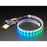 Adafruit NeoPixel LED Strip w/ Alligator Clips - 60 LED/m - 0.5 Meter Long - Black Flex