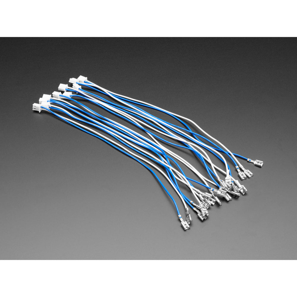 Arcade Button and Switch Quick-Connect Wires - 0.187" (10-pack)