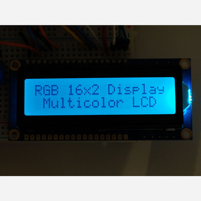 RGB backlight positive LCD 16x2 + extras [black on RGB]