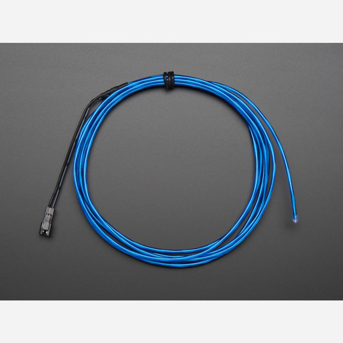 High Brightness Blue Electroluminescent (EL) Wire - 2.5 meters [High brightness, long life]