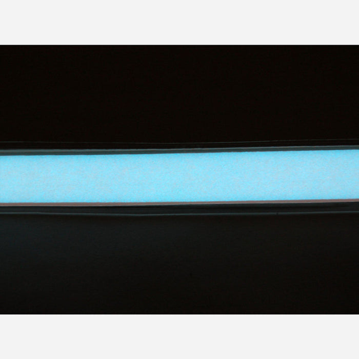 White Electroluminescent (EL) Tape Strip -100cm w/two connectors