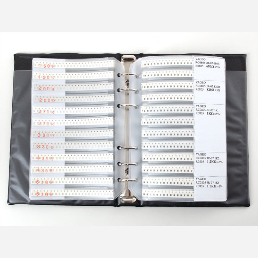 SMT/SMD 0805 Resistor and Capacitor Book - 3725 pieces