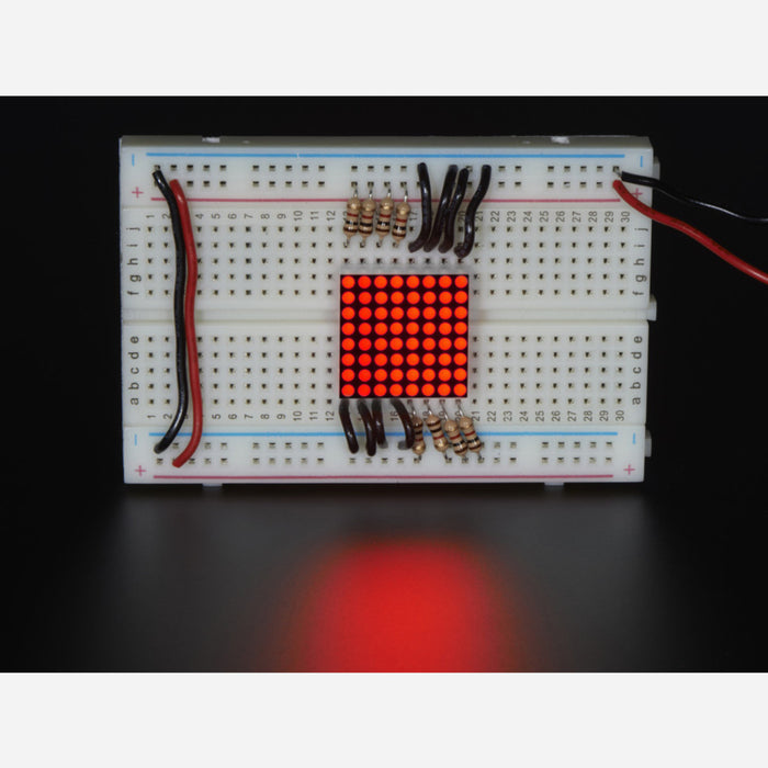 Miniature 8x8 Red LED Matrix