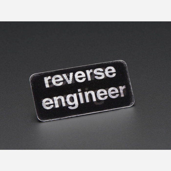 Reverse Engineer - Skill badge, Lenticular printing + pin-on