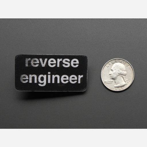 Reverse Engineer - Skill badge, Lenticular printing + pin-on