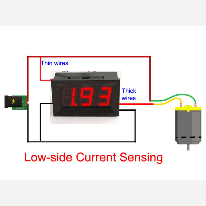 Panel Current Meter - 0 to 9.99A